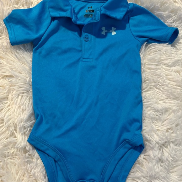 Under Armour Bright Blue Kids Bodysuit - Picture 1 of 2